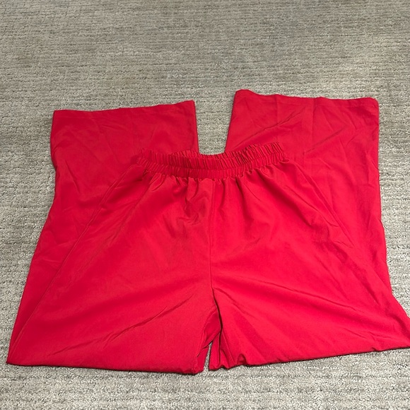 SHEIN red flow pants - Picture 1 of 2